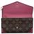 Billetera Larga Bi-Fold Louis Vuitton Castaño Rosa Monograma - vista 4