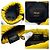Borsa a spalla in pelle gialla Fendi Giallo - vista 4