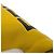 Borsa a spalla in pelle gialla Fendi Giallo - vista 7