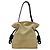 Borsa a Spalla Flamenco Knot di Loewe Beige Marrone scuro