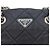 Borsa Tote Prada Chain in Nylon Nero - vista 8