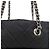 Borsa Tote Prada Chain in Nylon Nero - vista 9