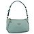 PRADA Borsa a Spalla Nylon Pelle Azzurro Chiaro Argento Auth BAZ537 Blu chiaro