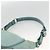 PRADA Borsa a Spalla Nylon Pelle Azzurro Chiaro Argento Auth BAZ537 Blu chiaro - vista 8