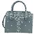 Bulgari BVLGARI x JoJo's Bizarre Adventure Alba Killer Queen Pelle 2way Auth 167094SM Argento Blu chiaro - vista 2