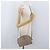 Christian Dior Bolso de hombro de lona de panal PVC beige dorado Auth ARZ525 - vista 22