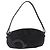 Borsa a Spalla Gancini in Camoscio Nero e Argento di Salvatore Ferragamo Auth gh1993