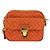 Borsa a Spalla PRADA Nylon Arancione Oro Auth LNZ699 D'oro - vista 13