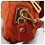 Borsa a Spalla PRADA Nylon Arancione Oro Auth LNZ699 D'oro - vista 17