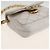 CHANEL Minimini Matelassé 7 Pouch Pelle Bianco Oro CC Auth LNZ849 D'oro - vista 14