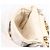 CHANEL Minimini Matelassé 7 Pouch Pelle Bianco Oro CC Auth LNZ849 D'oro - vista 18