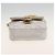 CHANEL Minimini Matelassé 7 Pouch Pelle Bianco Oro CC Auth LNZ849 D'oro - vista 5