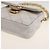 CHANEL Minimini Matelassé 7 Pouch Pelle Bianco Oro CC Auth LNZ849 D'oro - vista 9