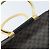 Céline Borsa a mano in tela Macadam CELINE in pelle PVC nera e oro Auth LNZ872A Nero D'oro - vista 10