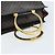 Céline Borsa a mano in tela Macadam CELINE in pelle PVC nera e oro Auth LNZ872A Nero D'oro - vista 7