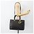 Christian Dior Borsa Tote Lady Dior in pelle 2 in 1 nera e oro Auth ARZ701 Nero D'oro - vista 25