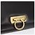 Borsa a Spalla Gancini in Pelle Marrone Oro Salvatore Ferragamo Auth ka3381 D'oro - vista 19