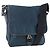Borsa a Spalla PRADA in Nylon Blu Navy Argento Autentica LNZ603