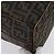 FENDI Borsa Vanity in Tela Zucca Nera Marrone Auth ep13903 Nero - vista 16