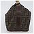 FENDI Borsa Vanity in Tela Zucca Nera Marrone Auth ep13903 Nero - vista 4