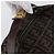 FENDI Borsa Vanity in Tela Zucca Nera Marrone Auth ep13903 Nero - vista 6