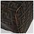 FENDI Borsa Vanity in Tela Zucca Nera Marrone Auth ep13903 Nero - vista 8