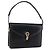 Borsa a mano GUCCI in pelle nera e oro Auth ep13892 Nero D'oro