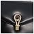 Borsa a mano GUCCI in pelle nera e oro Auth ep13892 Nero D'oro - vista 19