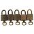 LOUIS VUITTON Ensemble de 5 Cadenas en métal Doré LV Auth 173285 - vue 3