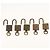 LOUIS VUITTON Ensemble de 5 Cadenas en métal Doré LV Auth 173285 - vue 6