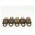LOUIS VUITTON Set di 5 Lucchetti in metallo Oro LV Auth 173293 D'oro - vista 4