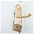 Céline Borsa a Spalla in Tela Macadam CELINE PVC Beige Oro Auth LNZ711 D'oro - vista 23