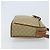 Céline Borsa a Spalla in Tela Macadam CELINE PVC Beige Oro Auth LNZ711 D'oro - vista 3