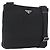 Borsa a Spalla PRADA Nylon Nero Argento Autentica ka3438A