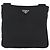 Borsa a Spalla PRADA Nylon Nero Argento Autentica ka3438A - vista 13