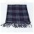 Sciarpa in lana Nova Check Burberrys Navy Auth am10998 Blu navy - vista 11