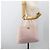 PRADA Bolso de mano de nailon rosa plateado Auth AMZ341 Plata - vista 25