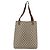 Borsa tote Gucci GG Supreme Web Sherry Line in PVC beige e oro 39 02 003 Auth BSZ492 - vista 2