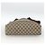 Borsa tote Gucci GG Supreme Web Sherry Line in PVC beige e oro 39 02 003 Auth BSZ492 - vista 5