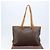 Céline Borsa tote in tela Macadam CELINE in pelle PVC marrone oro Auth bs34007 D'oro - vista 25