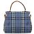 Borsa a mano Burberrys Nova Check PVC 2 vie Blu Oro Auth ARZ085 D'oro - vista 2