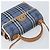 Borsa a mano Burberrys Nova Check PVC 2 vie Blu Oro Auth ARZ085 D'oro - vista 6