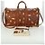 LOUIS VUITTON Borsa Keepall Bandoulière 55 Catgram Pelle M52951 LV Auth 156736SM Marrone - vista 12