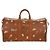 LOUIS VUITTON Borsa Keepall Bandoulière 55 Catgram Pelle M52951 LV Auth 156736SM Marrone - vista 2