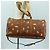 LOUIS VUITTON Borsa Keepall Bandoulière 55 Catgram Pelle M52951 LV Auth 156736SM Marrone - vista 37