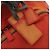 Prada Borsa sportiva Boston in nylon 2 in 1 arancione argento Auth 173935 - vista 20