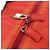 Prada Borsa sportiva Boston in nylon 2 in 1 arancione argento Auth 173935 - vista 22