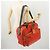 Prada Borsa sportiva Boston in nylon 2 in 1 arancione argento Auth 173935 - vista 28