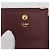 Monedero de cuero burdeos Must Line de CARTIER con dorado Auth am11082A - vista 9