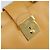Borsa a mano GUCCI in pelle 2 in 1 beige oro Auth 173886 D'oro - vista 20